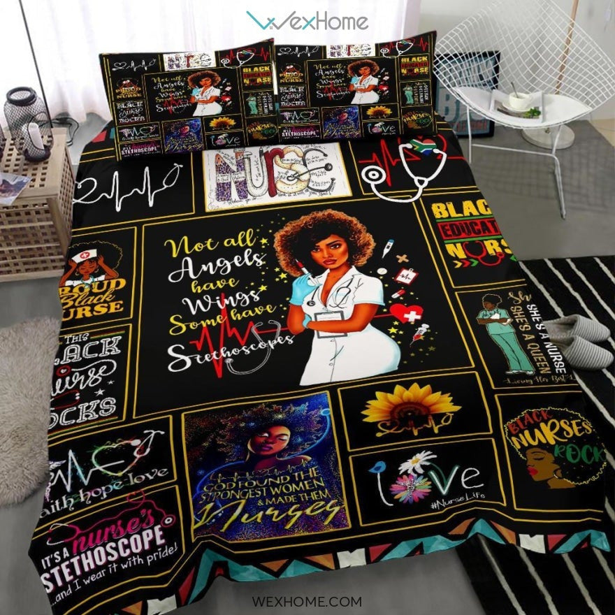 Quilt Nurse Bedding - Duvet Cover And Pillowcase Set - Unique Design Amazing Gift