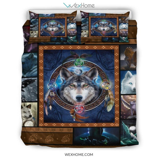 Wolf With Wings Bedding - Duvet Cover And Pillowcase Set - Unique Design Amazing Gift