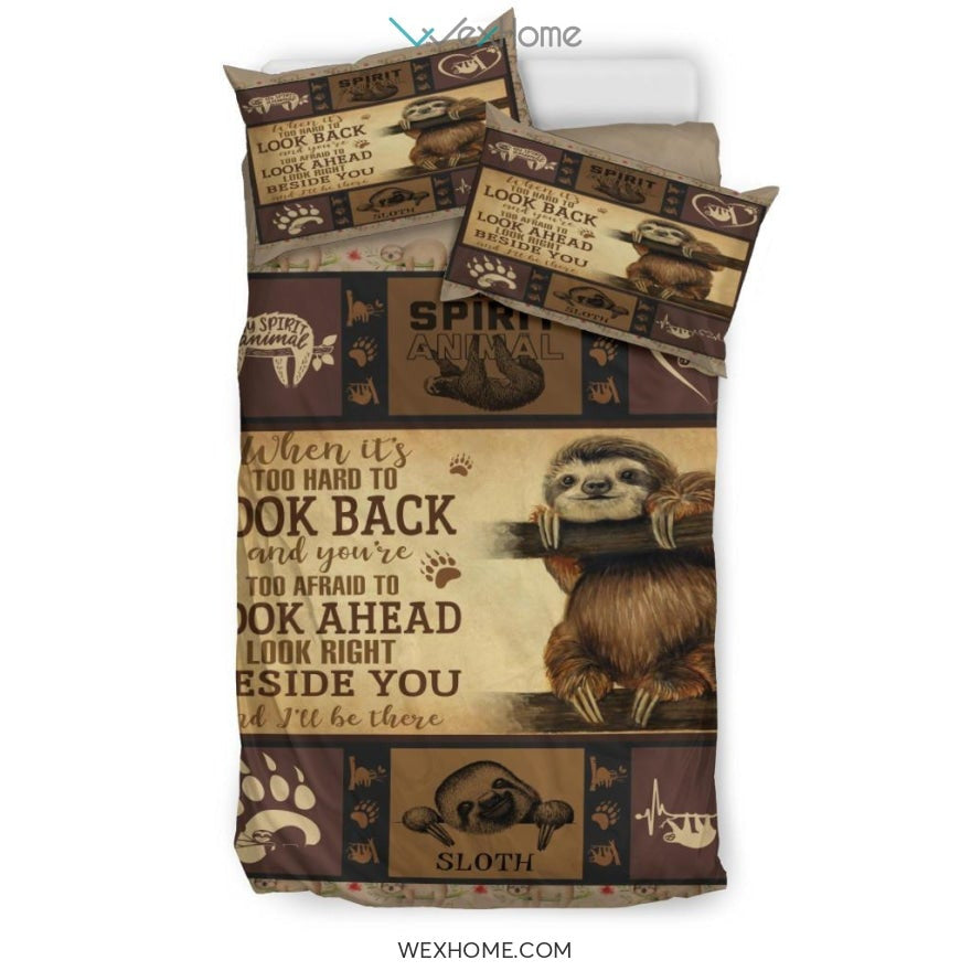 Sloth Vq Quilt Bedding - Duvet Cover And Pillowcase Set - Unique Design Amazing Gift