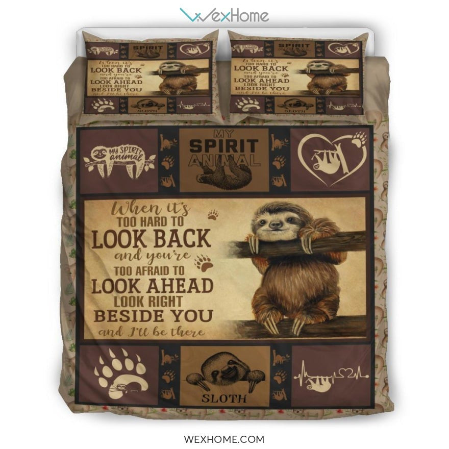 Sloth Vq Quilt Bedding - Duvet Cover And Pillowcase Set - Unique Design Amazing Gift