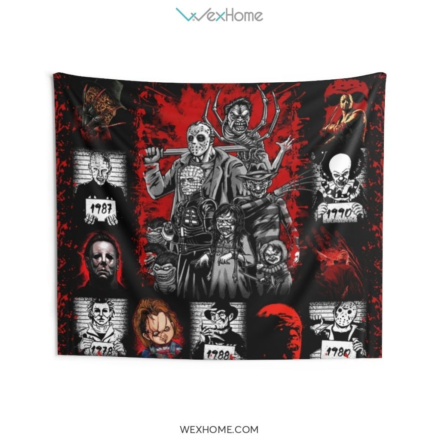 Horror Movies Indoor Wall Tapestries This Is My Horror Halloween Gift