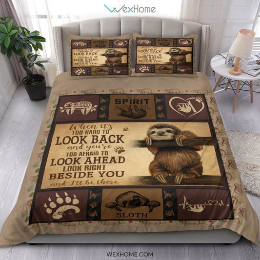 Sloth Vq Quilt Bedding - Duvet Cover And Pillowcase Set - Unique Design Amazing Gift
