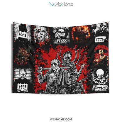 Horror Movies Indoor Wall Tapestries This Is My Horror Halloween Gift