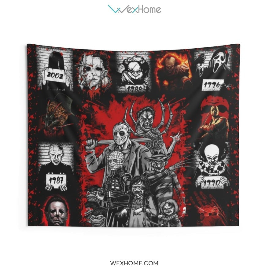 Horror Movies Indoor Wall Tapestries This Is My Horror Halloween Gift
