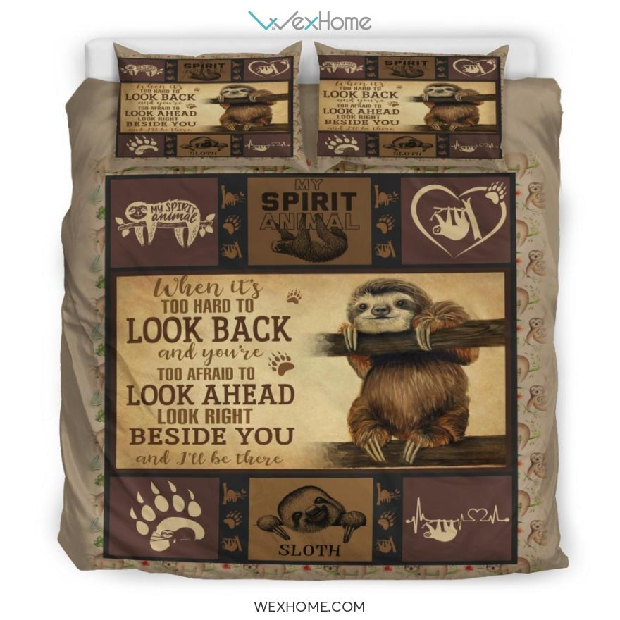 Sloth Vq Quilt Bedding - Duvet Cover And Pillowcase Set - Unique Design Amazing Gift