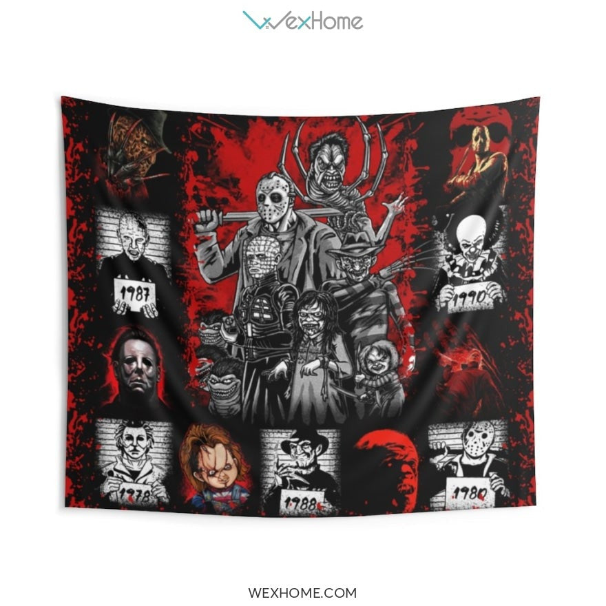 Horror Movies Indoor Wall Tapestries This Is My Horror Halloween Gift