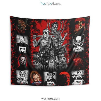 Horror Movies Indoor Wall Tapestries This Is My Horror Halloween Gift