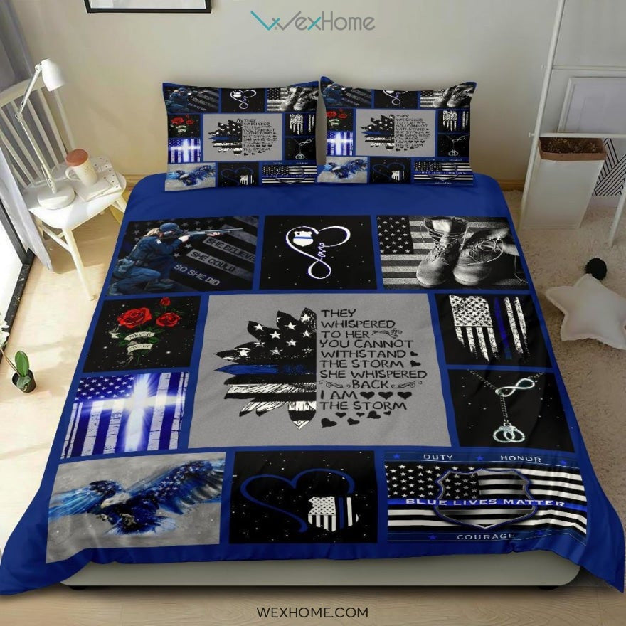 Police Bedding - Duvet Cover And Pillowcase Set - Unique Design Amazing Gift