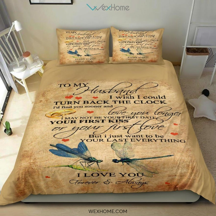 Dragonfly Bedding - Duvet Cover And Pillowcase Set - Unique Design Amazing Gift