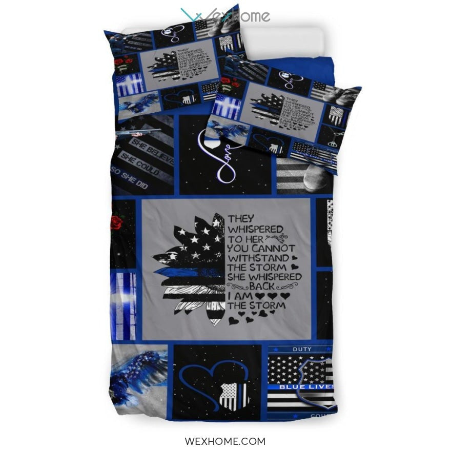 Police Bedding - Duvet Cover And Pillowcase Set - Unique Design Amazing Gift
