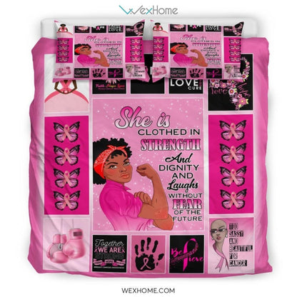 Quilt Cancer Bedding - Duvet Cover And Pillowcase Set - Unique Design Amazing Gift