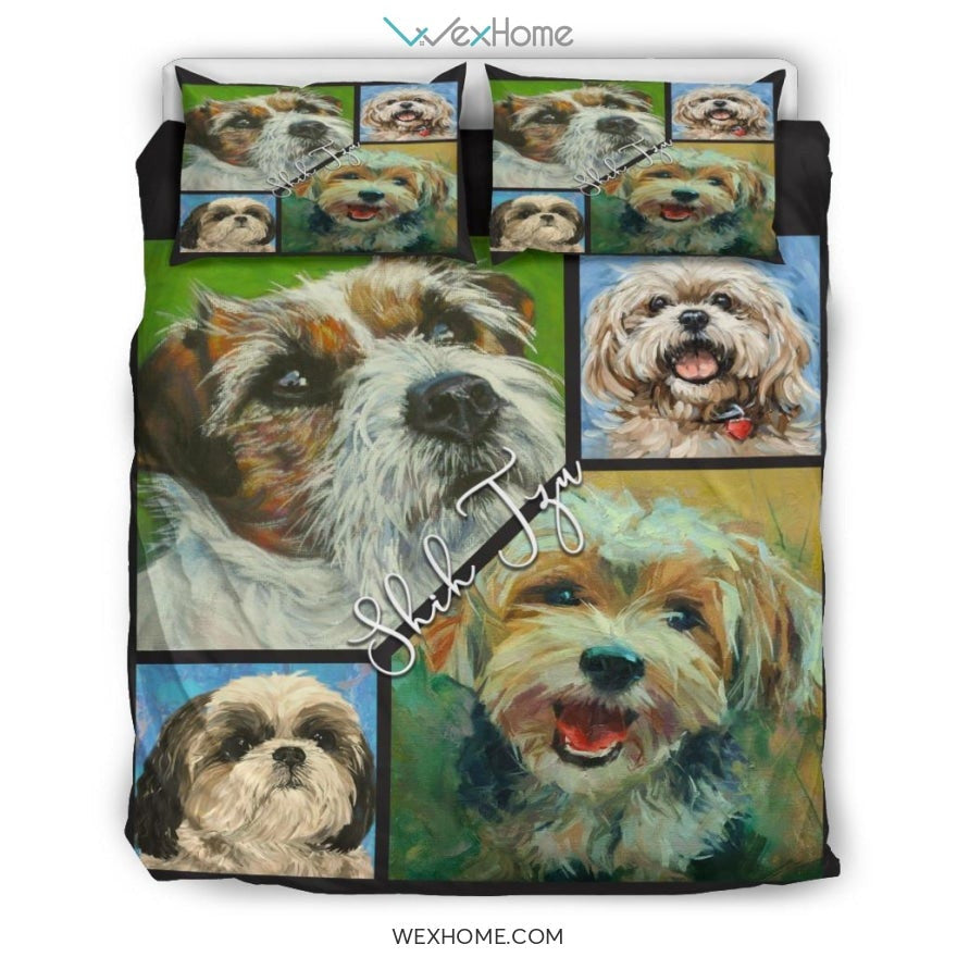 Shih Tzu Bedding - Duvet Cover And Pillowcase Set - Unique Design Amazing Gift