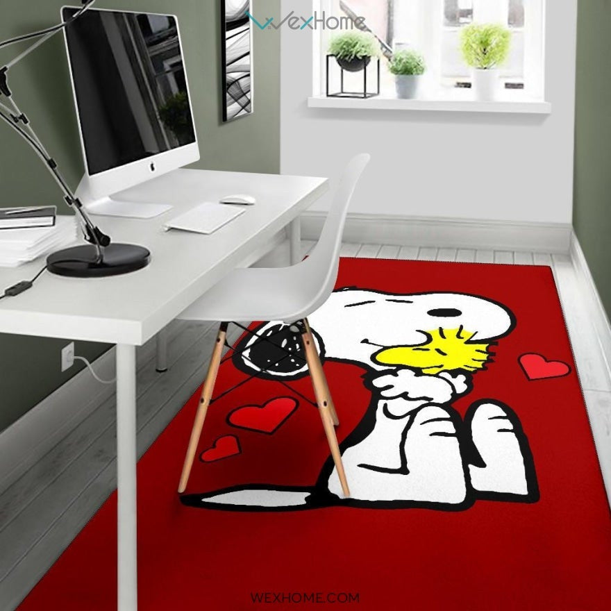 Snoopy and Woodstock - Rug Snoopy and Woodstock Home Decor