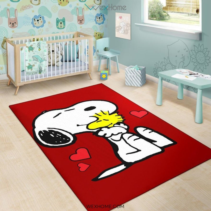 Snoopy and Woodstock - Rug Snoopy and Woodstock Home Decor