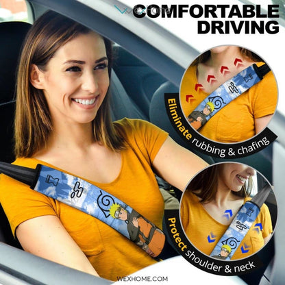 Naruto Anime Seat Belt Covers | Naruto With Gamakichi Sage Eyes In Leaf Village Belt Covers