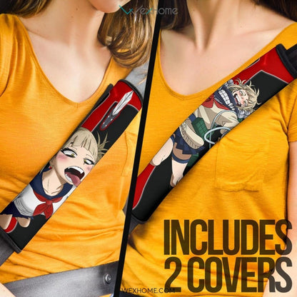 My Hero Academia Anime Seat Belt Covers | MHA Villain Himiko Toga Knife And Blood Belt Covers