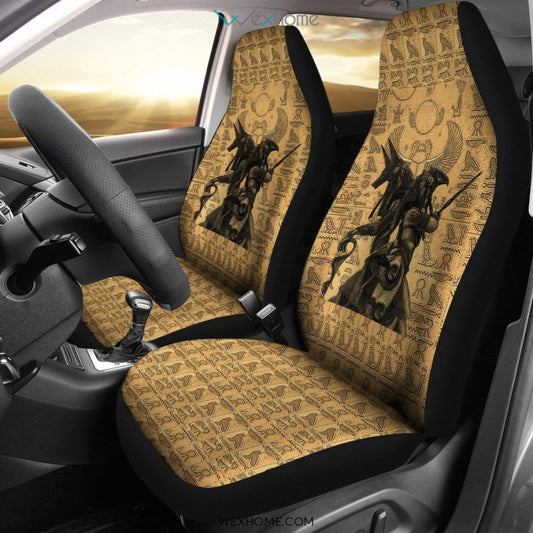 2pcs Car Seat Cover - Anubis And Osiris