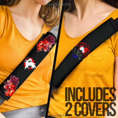 Dragon Ball Anime Seat Belt Covers | Goku Gorilla Blood Moon Belt Covers