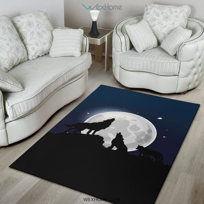Howling Wolf - Rug