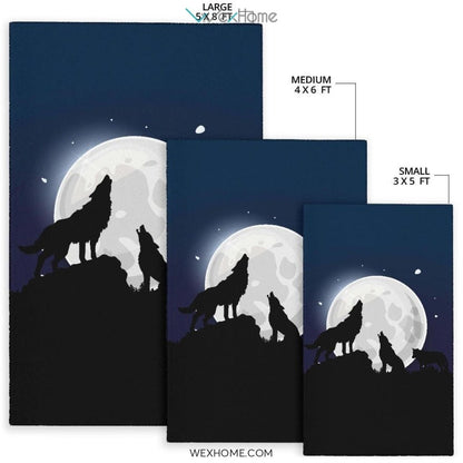 Howling Wolf - Rug