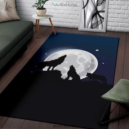 Howling Wolf - Rug