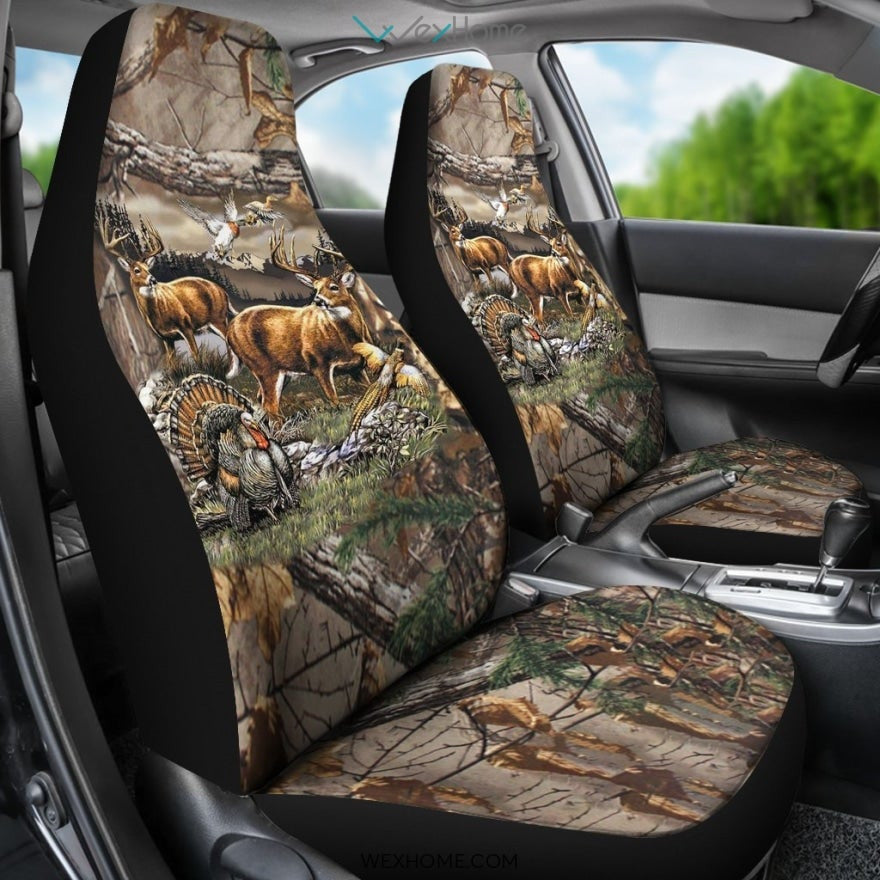 2pcs Hunting Car Seat Cover