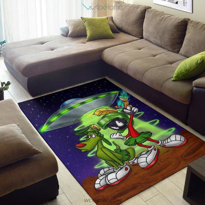 Marvin The Martian Area Rugs Looney Tunes Cartoon Rugs Home Decor H0823