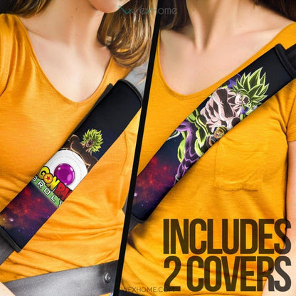Dragon Ball Anime Seat Belt Covers | DB Super Broly Power Up Galaxy Belt Covers