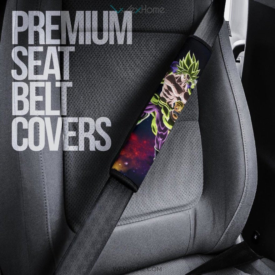 Dragon Ball Anime Seat Belt Covers | DB Super Broly Power Up Galaxy Belt Covers