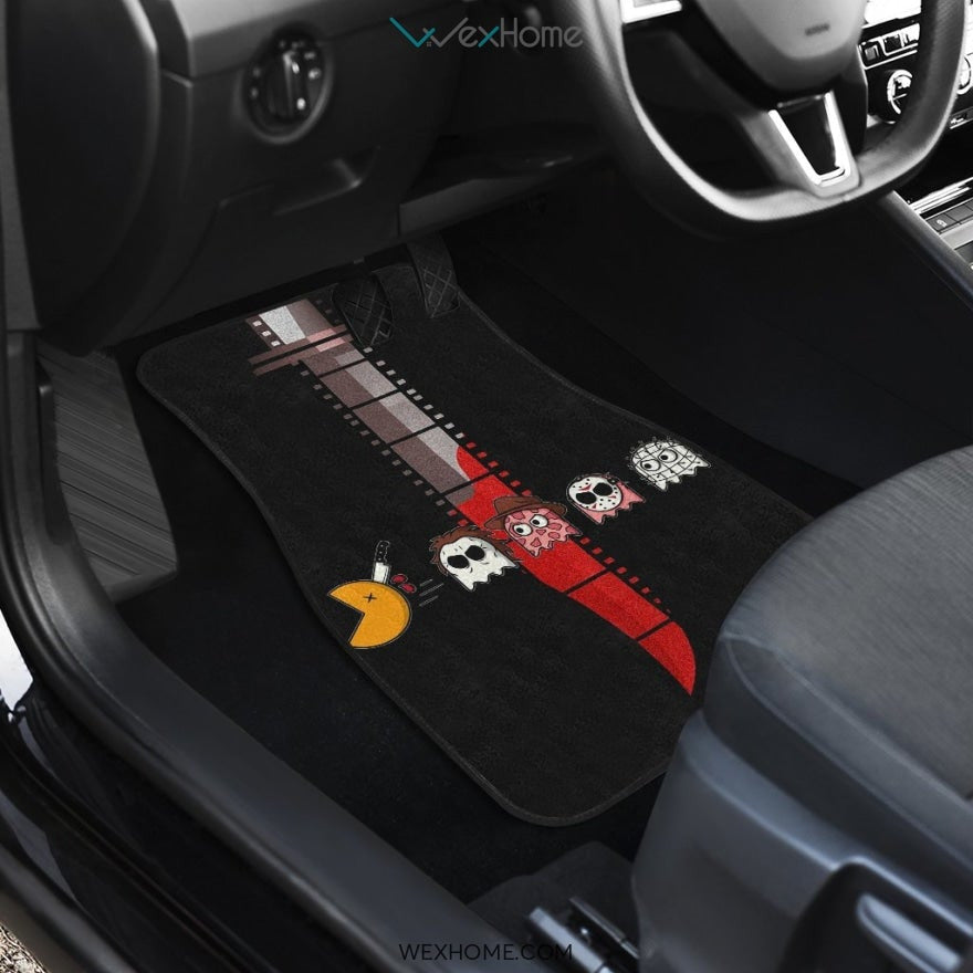 Horror Movie Villains Freddy Jason Michael Myers Pinhead Kill Pacman Car Mats