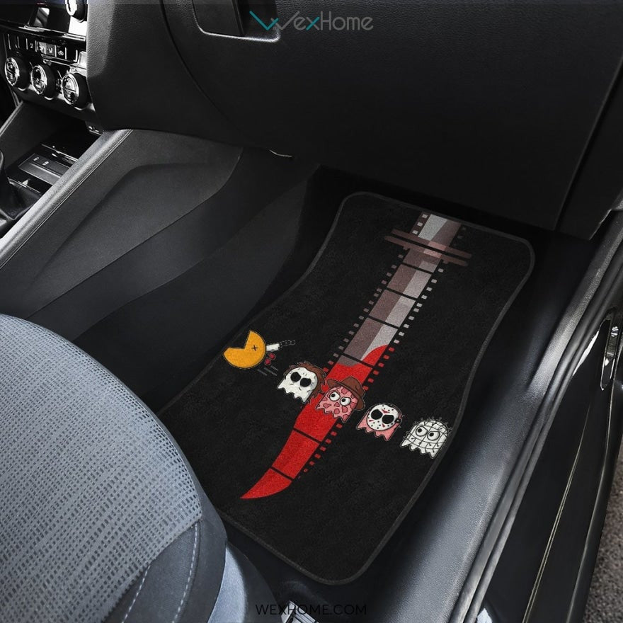 Horror Movie Villains Freddy Jason Michael Myers Pinhead Kill Pacman Car Mats