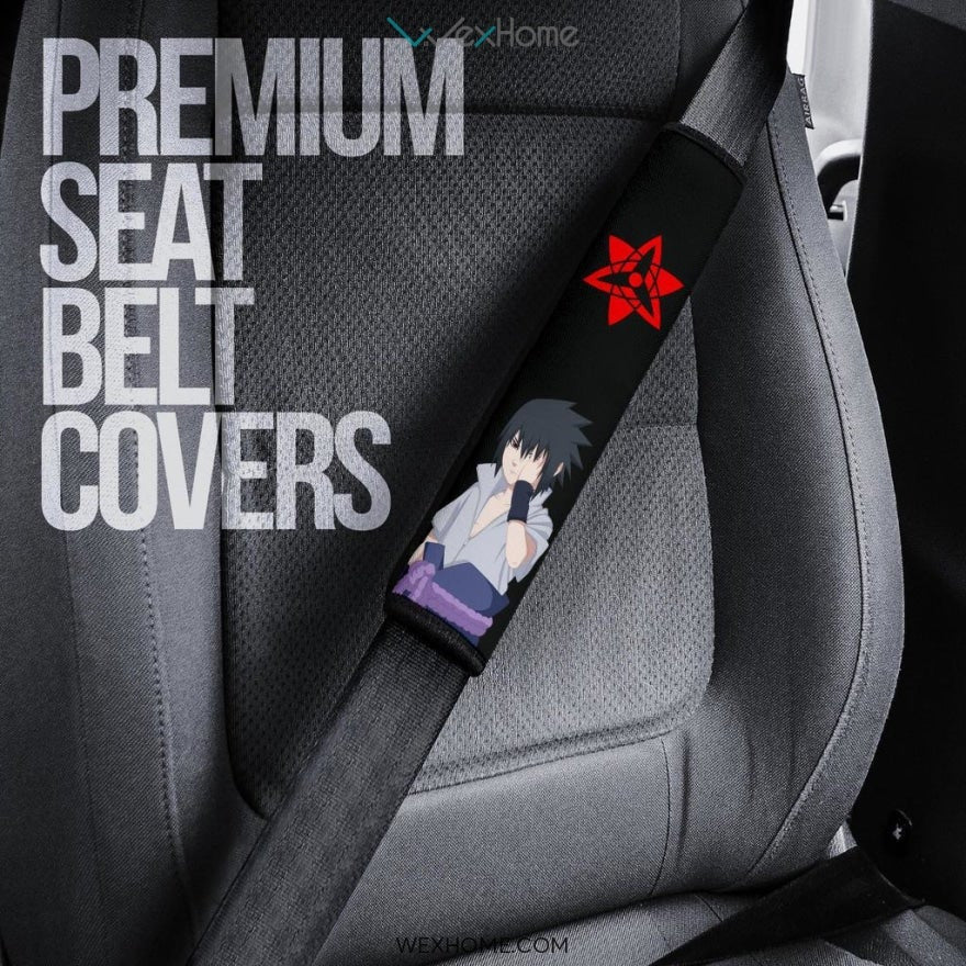 Naruto Anime Seat Belt Covers | Naruto Rasengan Vs Sasuke Sharingan Belt Covers