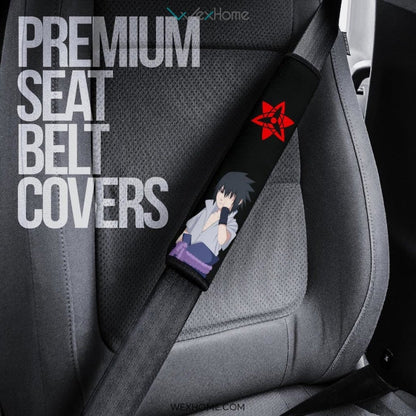 Naruto Anime Seat Belt Covers | Naruto Rasengan Vs Sasuke Sharingan Belt Covers