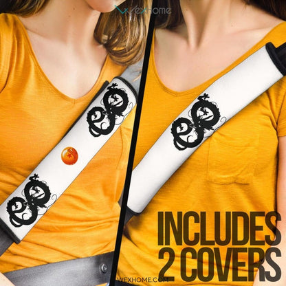 Dragon Ball Anime Seat Belt Covers | Dragon Balls And Silhouette Belt Covers