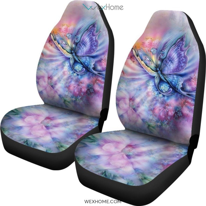 2pcs Butterfly Car Seat Cover