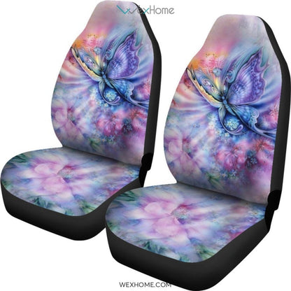2pcs Butterfly Car Seat Cover