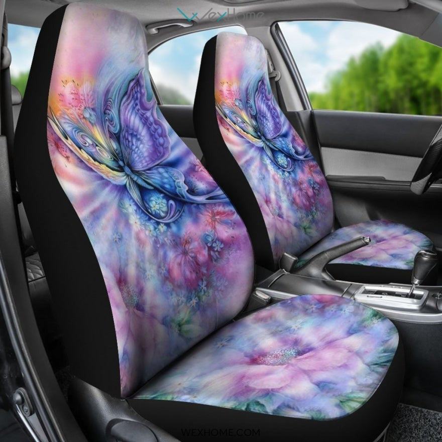 2pcs Butterfly Car Seat Cover