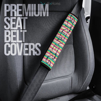 Horror Movie Seat Belt Covers | Screamers Ghostface Cutting Flowers Belt Covers