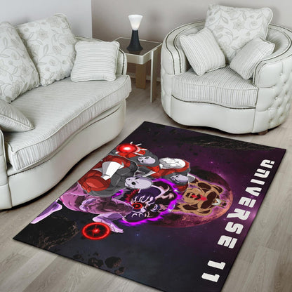 Dragon Ball Anime Area Rug | DB Jiren Power Universe 11 Purple Galaxy Rugs Home Decor