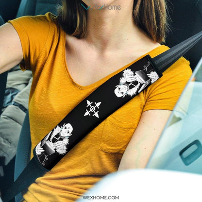 Hunter x Hunter Anime Seat Belt Covers | Chrollo Lucilfer With Nen Fish Belt Covers