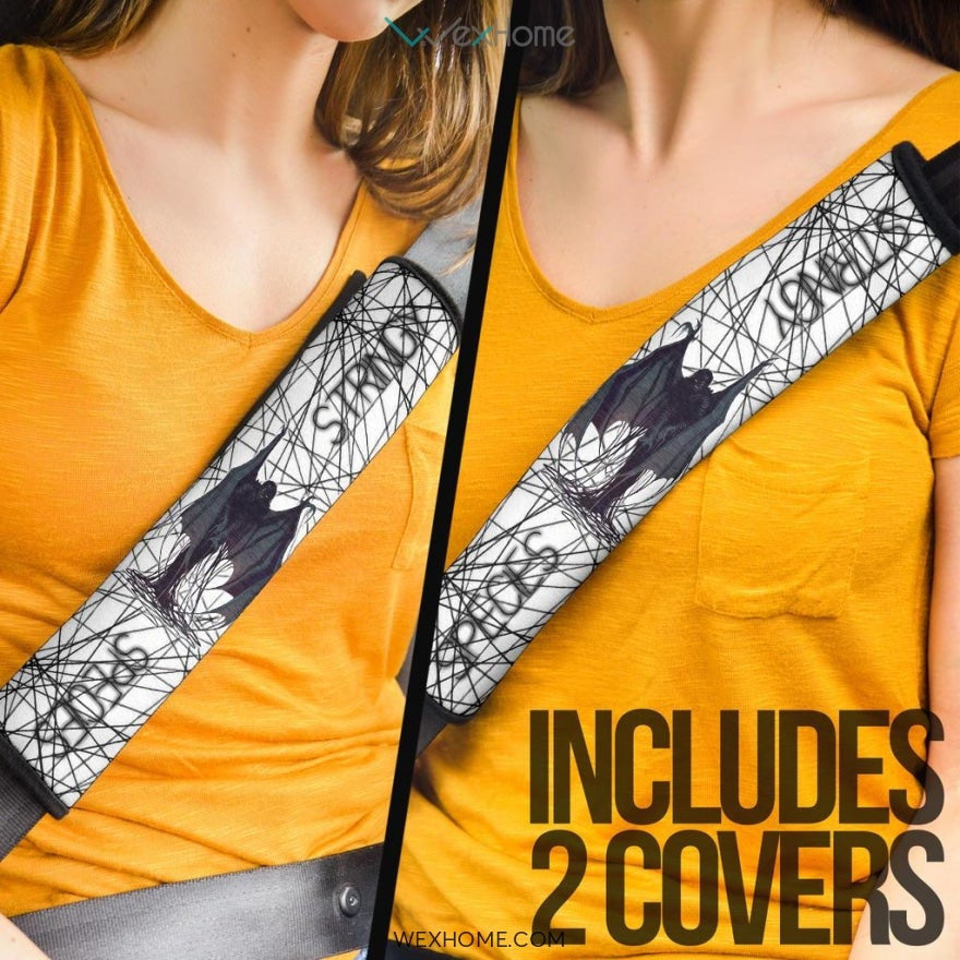 Horror Movie Seat Belt Covers | Stringy Species Monster Of The Witcher Belt Covers