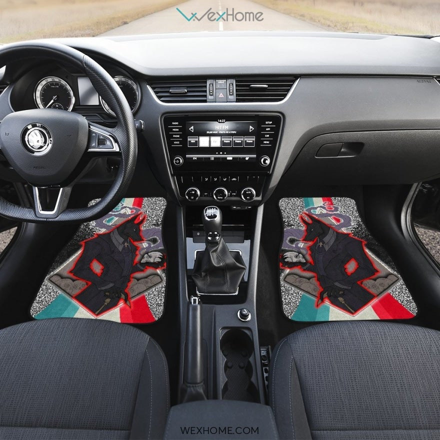 Dark Anubis Suit Skull Egyptian Gods Car Mats