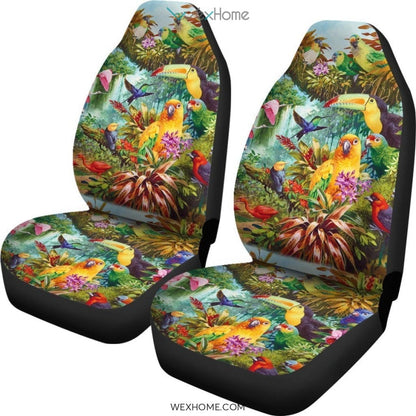 2pcs Birds Car Seat Cover