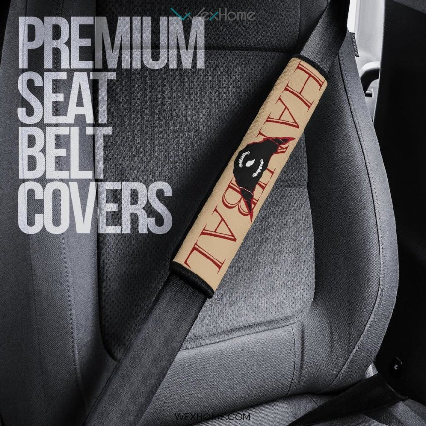 Horror Movie Seat Belt Covers | Hanibal Eat The Rude Black Scary Mouth Belt Covers