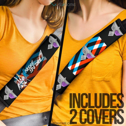 Darling In The Franxx Anime Seat Belt Covers | Darling Strelitzia  Red Blue XX Belt Covers