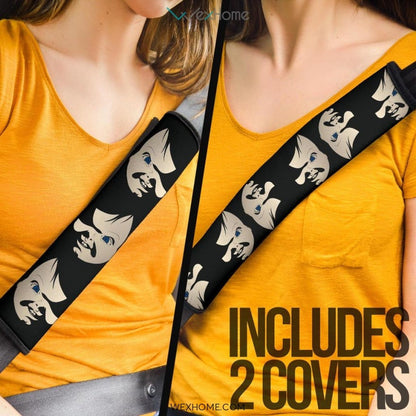 Horror Movie Seat Belt Covers | Chucky Shadow Face Minimal Belt Covers