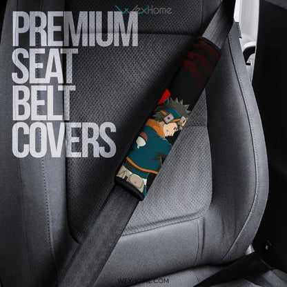 Naruto Anime Seat Belt Covers | Obito Sharingan Yin And Yang Past And Present Belt Covers