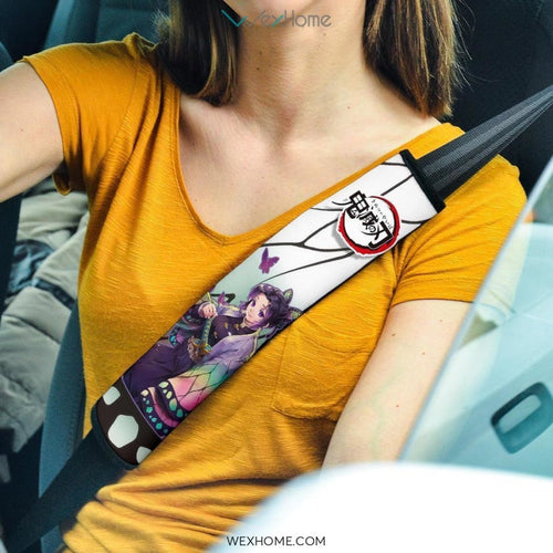 Shinobu Kocho Seat Belt Covers Demon Slayers Anime Car Accessories