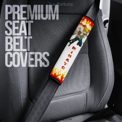 Naruto Anime Seat Belt Covers | Minato Kunai Hokage Suit Belt Covers
