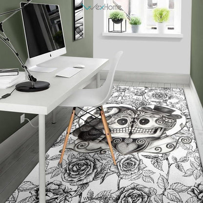Sugar Skull Kiss - Rug